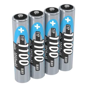 ANSMANN Micro - Batterie 4 x AAA - NiMH - (rechargeables) - 1100 mAh - Publicité