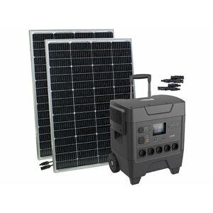 Non communiqué Revolt : Batterie et convertisseur solaire HSG-3600 avec panneaux solaires et adaptateurs - Publicité