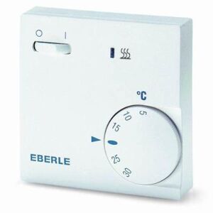Eberle 111110451100 / RTR E 6202 Thermostat Avec interrupteur on/off et témoin LED Import Allemagne Blanc - Publicité