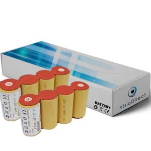 Lot de 2 batteries pour Karcher k85 4.8V 2000mAh Balai électrique - Visiodirect - - Publicité
