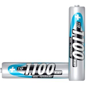 Ansmann 1x4 Nimh Rechargeable 1100 Micro Aaa 1050mah Batteries Argenté Argenté One Size unisex - Publicité