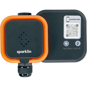 SPARKLIN - Prise connectee renforcee 16A - 3,7kW - wifi - 4G