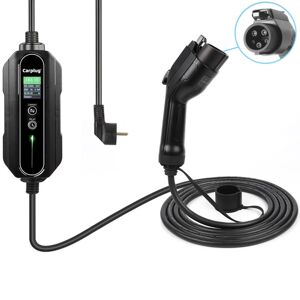 Carplug chargeur mobile Helectron S116 - 5m - 6 a 16A ? Type 1 ? 3,7kW - Prise domestique