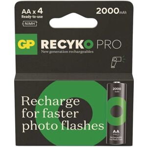 GP Piles Rechargeables AA Pro PhotoFlash 2000mAh