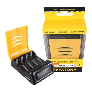 PATONA Chargeur Rapide pour Piles Rechargeables AA/AAA