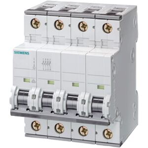 Siemens Interrupteur magnétothermique Siemens 4P 63A) 15kA Type C 4 Modules