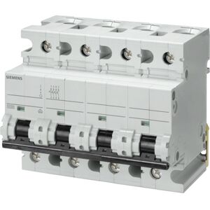 Interrupteur magnétothermique Siemens 4P 125A 10kA C de Type 6 Modules - Publicité