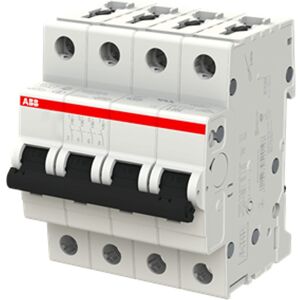 Interrupteur magnétothermique-ABB 4P 20A 4.5 kA Type C 4 Modules S204L - Publicité