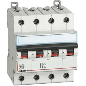 Bticino Interrupteur Magnétothermique Bticino 3P+E 50A 4 modules FA84C50