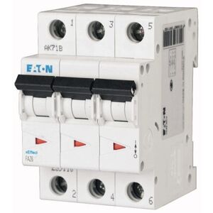 Eaton Interrupteur mangnetotermique-Eaton FAZ6 25A 3P 6 KA 'C' 3 Modules 239150