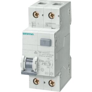 Siemens Interrupteur magnétothermique différentiel Siemens 1P+N 10A 30mA type AC 6kA 2 modules 5SU13561KK10