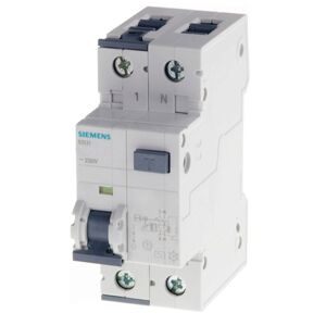 Siemens Interrupteur magnétothermique différentiel Siemens 6A 6KA 2M 5SU13567KK06