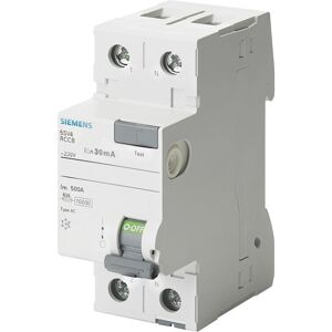 Siemens interrupteur différentiel pur 2 pôles 25A 300mA AC type 2 modules 5SV46120