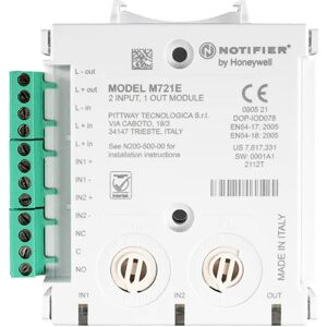 Module Notifier 2 entrées 1 sortie pour systèmes analogiques M721E