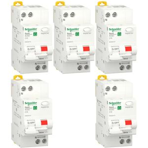 Kit magnétothermiques différentiels Schneider 16A 1P+N 30MA AC 4.5KA 2 modules R9D60616 - Publicité