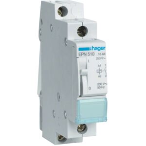 Hager step relay 16A 230V 1NA DIN 1 module EPN510 - Publicité