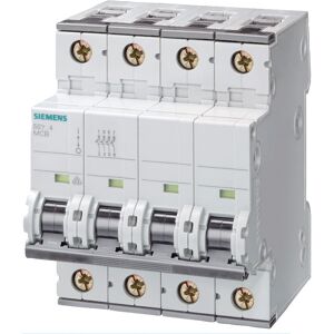 Siemens Interrupteur magnétothermique Siemens 4P 63A 10kA Type C 4 Modules 5SY44637