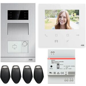 Kit familial unique Abb M20481 Moniteur 4.3 WIFI mural WLK401B - Publicité