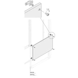 Abb Panneau plat aveugle Abb pour panneaux 800x200 en acier PPFB2080