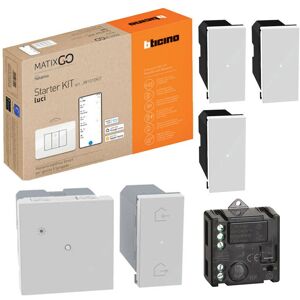 Bticino Starter Kit gestion des Lumières Bticino MatixGO blanc JW1010KIT