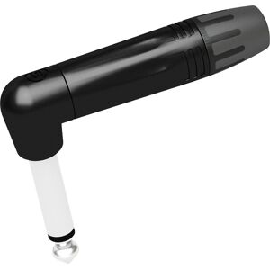Seetronic Jack Plug 6.3 mm Mono - 90° Boîtier noir - embout noir - Connecteurs Jack - Publicité