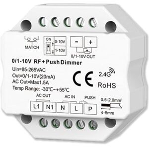 ISOLED Sys-pro Recepteur Push/Radio, Switch 0-10V., 85-265V., 1,5A - Accessoires divers