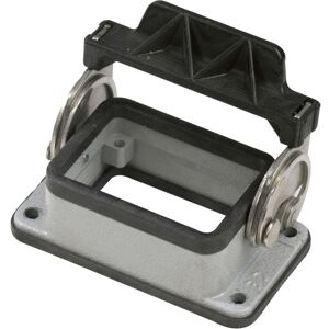 Ilme 6P Chassis Open Bottom Gris avec attaches - Fiches & embases multibroches