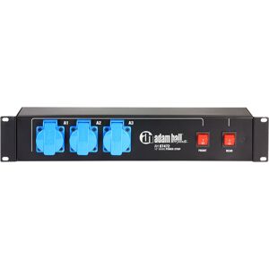 Adam Hall 19 Parts 87472 - Multiprise secteur 9 prises rackable 19, 2U - Prises multiples