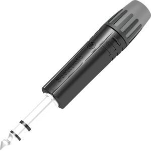 Seetronic Jack Plug 6.3 mm Stereo Boîtier noir - embout noir - Connecteurs Jack - Publicité