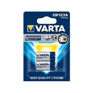 Varta piles CR123A lithium x2 - Publicité