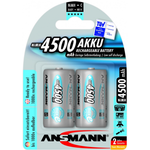 Ansmann 2 piles rechargeables Ansmann C LR14 1.2V 4500mAh