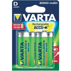 Varta 2 piles rechargeables Varta D LR20 1.2V 3000mAh