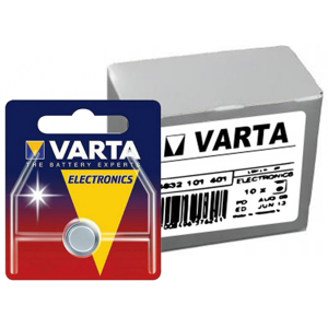 Varta Boite de 10 piles bouton oxyde d'argent Varta 357