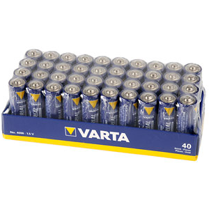 Varta Boite de 40 piles AA Varta Industrial 4006