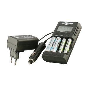 Chargeur testeur de piles rechargeables Ansmann Powerline 4 Pro - Publicité