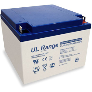 ULTRACELL BATTERIE PLOMB ETANCHE ULTRACELL NP24-12 / UL26-12 - 12V 26Ah