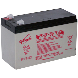 Enersys BATTERIE PLOMB ETANCHE ENERSYS NP7-12 petites cosses - 12V 7Ah