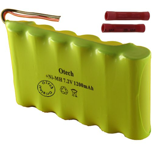 Otech ACCUS OTech AA sortie Fils + connecteurs à sertir 7.2V Ni-Mh 1700mAh