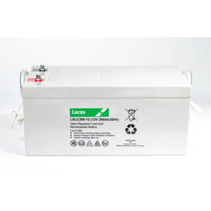 Batterie Plomb Etanche Stationnaire et Cyclage Lucas VRLA AGM  LSLC260-12 12V 260Ah. Publicité