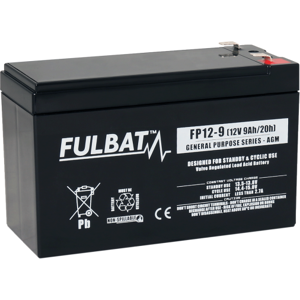 fulbat Batterie FULBAT  AGM  plomb EtancheFP12-9 (T2) 12 Volts 9 Amps