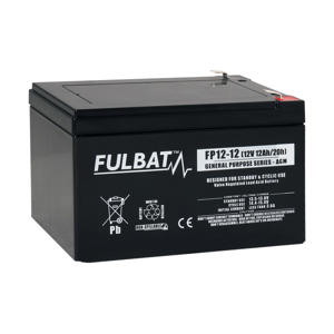 fulbat Batterie FULBAT  AGM  plomb Etanche FP12-12 (T2) 12 volts  12 Amps