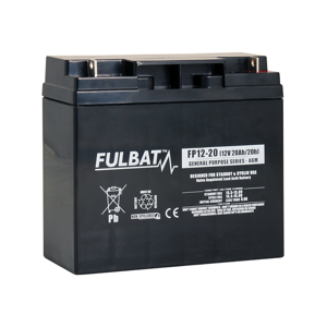 Batterie FULBAT  AGM  plomb Etanche FP12-20 (T3) 12 volts 20 Amps - Publicité
