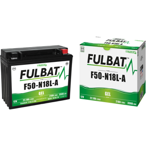 FULBAT Batterie moto GEL  F50-N18L-A GEL (12N18-3A) /Y50-N18L-A FULBAT SLA Etanche  22,1AH