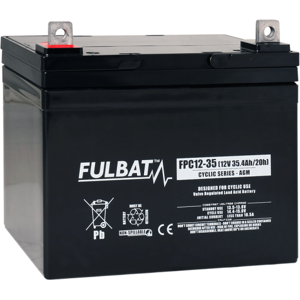 FULBAT Batterie Fulbat AGM Cyclique FPC12-35 (T5)