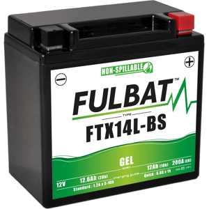 FULBAT Batterie Fulbat GEL SLA FTX14L-BS GEL 12V 12AH 200 AMPS  150x87x145  + Droite