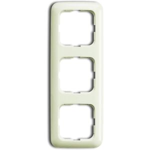 Universal Busch Jaeger Duro 2000 SI 2513-212 Habillages d´interrupteurs triple crème blanc horizontal et vertical, Ral 1013 IP 20