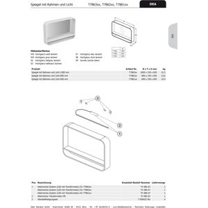 Ideal Standard électronique Ideal Standard avec transformateur DEA, TV08567 TV08567