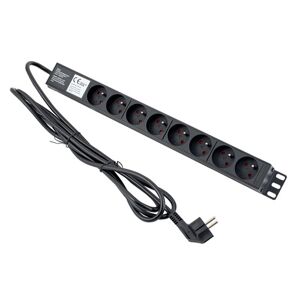 Adam Hall 87478 19 France Powerstrip Noir