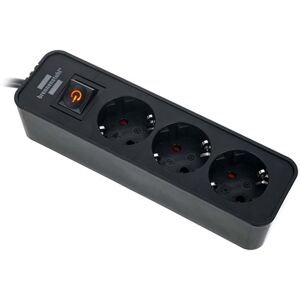 Brennenstuhl Ecolor Power Strip 3 Way BK Noir