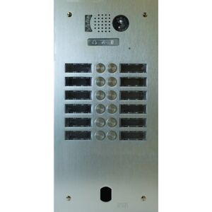 URMET Plaque Video Alu 2r 12 Bp 2 Voice - Urmet V83/212